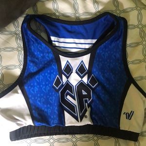 Reversible Cheer Athletics Sports Bra